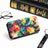 Coque Portefeuille Motif Fantaisie Livre Cuir Etui Clapet H10 pour Apple iPhone 13 Petit