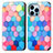 Coque Portefeuille Motif Fantaisie Livre Cuir Etui Clapet H10 pour Apple iPhone 13 Pro Bleu