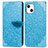 Coque Portefeuille Motif Fantaisie Livre Cuir Etui Clapet H13 pour Apple iPhone 14 Petit