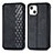 Coque Portefeuille Motif Fantaisie Livre Cuir Etui Clapet H15 pour Apple iPhone 13 Mini Noir