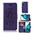 Coque Portefeuille Motif Fantaisie Livre Cuir Etui Clapet JX1 pour Samsung Galaxy S20 FE (2022) 5G Violet