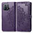 Coque Portefeuille Motif Fantaisie Livre Cuir Etui Clapet L01 pour Xiaomi Mi 11 Pro 5G Violet