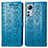 Coque Portefeuille Motif Fantaisie Livre Cuir Etui Clapet L01 pour Xiaomi Mi 12 5G Bleu