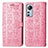 Coque Portefeuille Motif Fantaisie Livre Cuir Etui Clapet L01 pour Xiaomi Mi 12 5G Rose Rouge