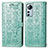 Coque Portefeuille Motif Fantaisie Livre Cuir Etui Clapet L01 pour Xiaomi Mi 12 5G Vert