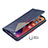 Coque Portefeuille Motif Fantaisie Livre Cuir Etui Clapet L04 pour Apple iPhone 13 Bleu Petit