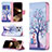 Coque Portefeuille Motif Fantaisie Livre Cuir Etui Clapet L07 pour Apple iPhone 14 Pro Mixte Petit