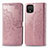 Coque Portefeuille Motif Fantaisie Livre Cuir Etui Clapet pour Google Pixel 4 Or Rose