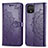 Coque Portefeuille Motif Fantaisie Livre Cuir Etui Clapet pour Google Pixel 4 Violet