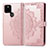 Coque Portefeuille Motif Fantaisie Livre Cuir Etui Clapet pour Google Pixel 5a 5G Or Rose