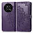 Coque Portefeuille Motif Fantaisie Livre Cuir Etui Clapet pour Huawei Enjoy 50 Pro Violet