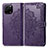 Coque Portefeuille Motif Fantaisie Livre Cuir Etui Clapet pour Huawei Enjoy 50z Violet