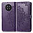 Coque Portefeuille Motif Fantaisie Livre Cuir Etui Clapet pour Huawei Honor 50 Lite Violet