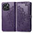 Coque Portefeuille Motif Fantaisie Livre Cuir Etui Clapet pour Huawei Honor 60 SE 5G Violet