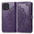 Coque Portefeuille Motif Fantaisie Livre Cuir Etui Clapet pour Huawei Honor X30i Violet