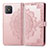 Coque Portefeuille Motif Fantaisie Livre Cuir Etui Clapet pour Huawei Nova 8 SE 4G Or Rose