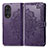 Coque Portefeuille Motif Fantaisie Livre Cuir Etui Clapet pour Huawei Nova 9 Pro Violet