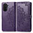 Coque Portefeuille Motif Fantaisie Livre Cuir Etui Clapet pour Huawei Nova Y70 Plus Violet