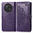 Coque Portefeuille Motif Fantaisie Livre Cuir Etui Clapet pour Huawei Nova Y91 Violet