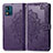 Coque Portefeuille Motif Fantaisie Livre Cuir Etui Clapet pour Motorola Moto E13 Violet