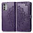 Coque Portefeuille Motif Fantaisie Livre Cuir Etui Clapet pour Motorola Moto E32 Petit