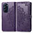 Coque Portefeuille Motif Fantaisie Livre Cuir Etui Clapet pour Motorola Moto Edge Plus (2022) 5G Violet