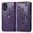 Coque Portefeuille Motif Fantaisie Livre Cuir Etui Clapet pour Motorola Moto G 5G (2022) Violet