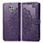 Coque Portefeuille Motif Fantaisie Livre Cuir Etui Clapet pour Motorola Moto G Power (2021) Violet