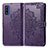 Coque Portefeuille Motif Fantaisie Livre Cuir Etui Clapet pour Motorola Moto G Pure Violet