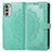 Coque Portefeuille Motif Fantaisie Livre Cuir Etui Clapet pour Motorola MOTO G52 Vert