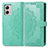 Coque Portefeuille Motif Fantaisie Livre Cuir Etui Clapet pour Motorola Moto G53y 5G Vert