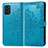 Coque Portefeuille Motif Fantaisie Livre Cuir Etui Clapet pour Nokia G100 Bleu