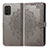 Coque Portefeuille Motif Fantaisie Livre Cuir Etui Clapet pour Nokia G100 Gris