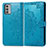 Coque Portefeuille Motif Fantaisie Livre Cuir Etui Clapet pour Nokia G310 5G Bleu