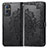 Coque Portefeuille Motif Fantaisie Livre Cuir Etui Clapet pour OnePlus 9 Pro 5G Noir