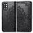 Coque Portefeuille Motif Fantaisie Livre Cuir Etui Clapet pour OnePlus 9R 5G Noir