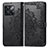 Coque Portefeuille Motif Fantaisie Livre Cuir Etui Clapet pour OnePlus Ace Pro 5G Noir