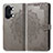 Coque Portefeuille Motif Fantaisie Livre Cuir Etui Clapet pour OnePlus Nord 3 5G Gris