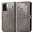 Coque Portefeuille Motif Fantaisie Livre Cuir Etui Clapet pour OnePlus Nord N300 5G Gris