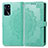 Coque Portefeuille Motif Fantaisie Livre Cuir Etui Clapet pour Oppo A16s Vert