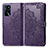 Coque Portefeuille Motif Fantaisie Livre Cuir Etui Clapet pour Oppo A16s Violet