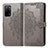 Coque Portefeuille Motif Fantaisie Livre Cuir Etui Clapet pour Oppo A53s 5G Gris