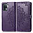 Coque Portefeuille Motif Fantaisie Livre Cuir Etui Clapet pour Oppo A94 4G Violet