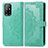 Coque Portefeuille Motif Fantaisie Livre Cuir Etui Clapet pour Oppo A94 5G Vert