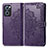 Coque Portefeuille Motif Fantaisie Livre Cuir Etui Clapet pour Oppo F21 Pro 4G Violet