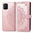 Coque Portefeuille Motif Fantaisie Livre Cuir Etui Clapet pour Oppo Find X3 5G Or Rose