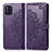 Coque Portefeuille Motif Fantaisie Livre Cuir Etui Clapet pour Oppo Find X3 Pro 5G Violet