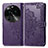 Coque Portefeuille Motif Fantaisie Livre Cuir Etui Clapet pour Oppo Find X6 Pro 5G Violet