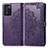 Coque Portefeuille Motif Fantaisie Livre Cuir Etui Clapet pour Oppo K9S 5G Violet