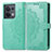 Coque Portefeuille Motif Fantaisie Livre Cuir Etui Clapet pour Oppo Reno8 5G Vert